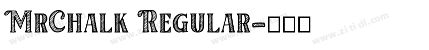 MrChalk Regular字体转换